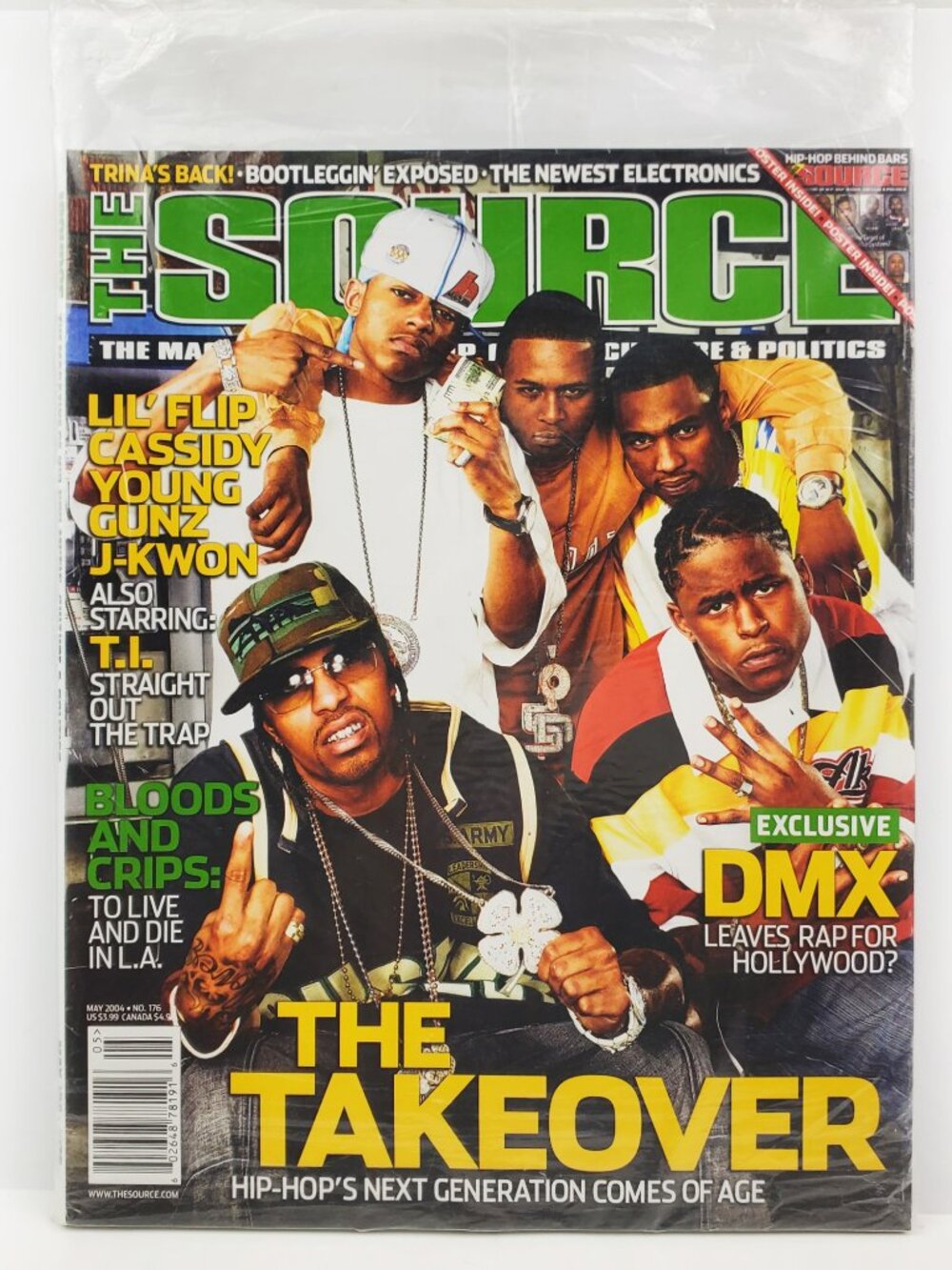 The Source Magazine VTG May 2004 Lil Flip DMX T.I. J-Kwon Rap Hip-Hop Sealed